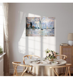 Tableau - Claude Monet - Sailboats, Regatta in Argenteuil