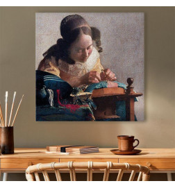 Canvas Print - Jan Vermeer – The Lacemaker