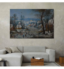 Wandbild XXL - Pieter Brueghel the Younger – Winter Games