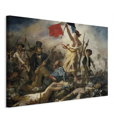Schilderij - Eugène Delacroix – Liberty Leading the People