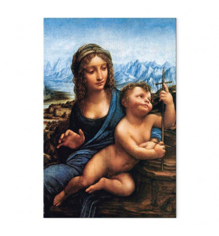 XXL slika - Leonardo da Vinci – Madonna of the Yarnwinder