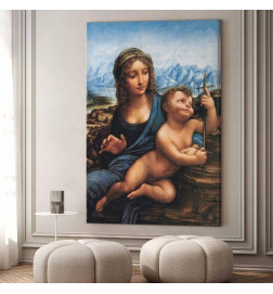 Wandbild XXL - Leonardo da Vinci – Madonna of the Yarnwinder