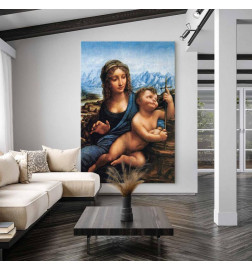 XXL slika - Leonardo da Vinci – Madonna of the Yarnwinder