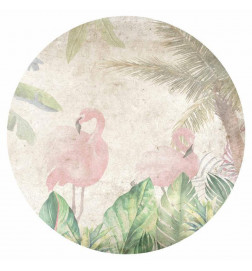 Fototapet rotund - Birds in the jungle