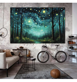 Cuadro XXL - Starry night - a modern version of Van Goghs night sky