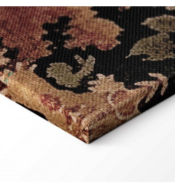 Tablou - Mediterranean landscape - old tapestry with a hill and a lake