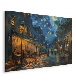 Cuadro - Paris street – a painting inspired by Vincent van Goghs style