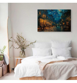 Taulu - Paris street – a painting inspired by Vincent van Goghs style