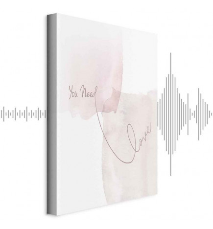 Canvas Print - You Need Love (1 Part) Vertical