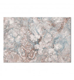 Paveikslas - Marble flowers – natural stone structure in pastel colours