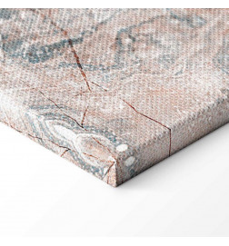 Cuadro - Marble flowers – natural stone structure in pastel colours