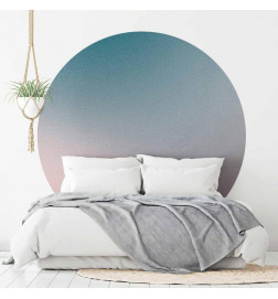 Apvalus fototapetas - Nostalgic gradient – gradient composition in muted colours