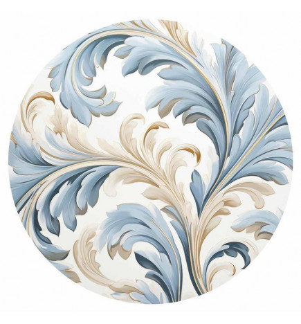 Fototapet rotund - Baroque vine in bright colours