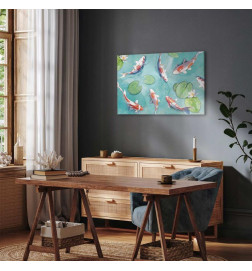 Quadro - Pond in Japan