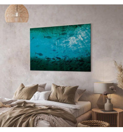 Slika - A shoal of dark fish