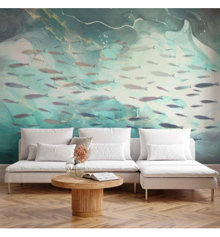 Fototapetas - School of small fish