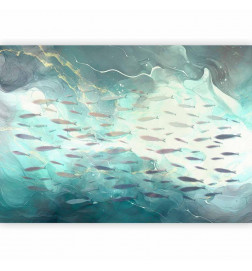 Fototapet - School of small fish