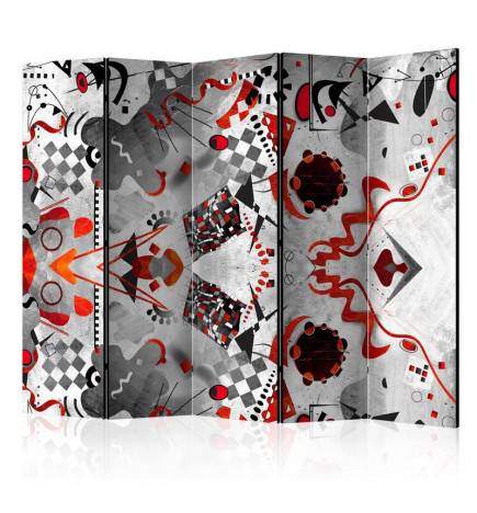172,00 € 5-teiliges Paravent - Geometric Cosmos II [Room Dividers]