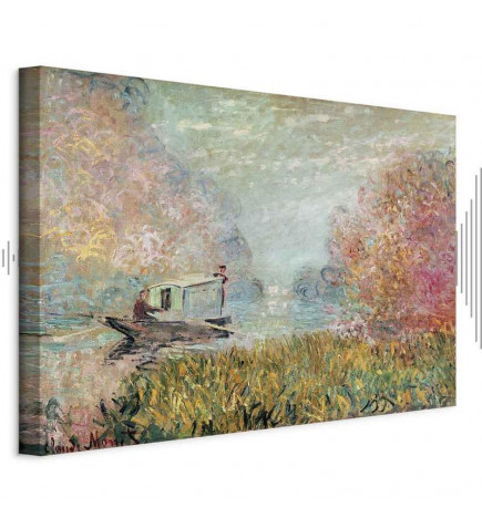 Tableau - Claude Monet – Boat on the Seine