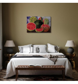 Schilderij - Frida Kahlo – Viva la Vida