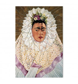 Leinwandbild - Frida Kahlo – Self-Portrait as a Tehuana (Diego on My Mind)