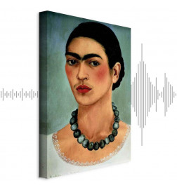 Glezna - Frida Kahlo – Self-Portrait with Beaded Necklace