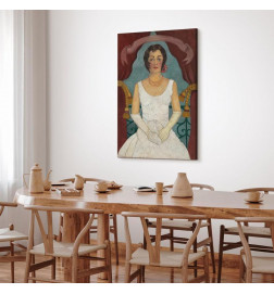 Cuadro - Frida Kahlo – Portrait of a Lady in White