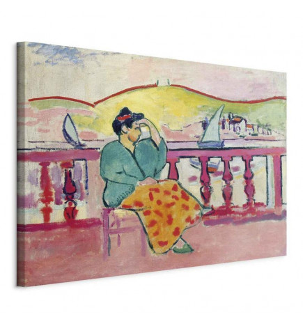 Leinwandbild - Henri Matisse – Woman on the Terrace