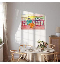 Canvas Print - Henri Matisse – Woman on the Terrace