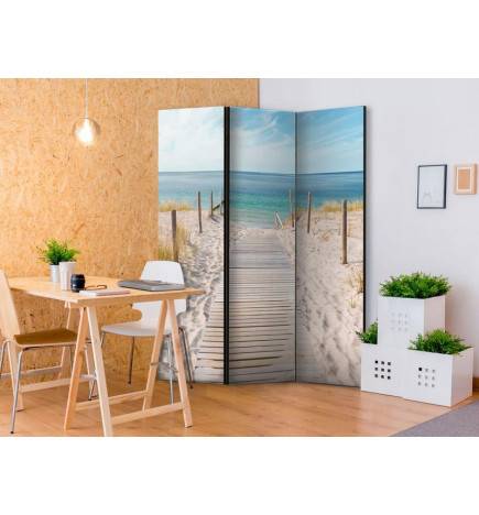 3-teiliges Paravent - Holiday at the Seaside [Room Dividers]
