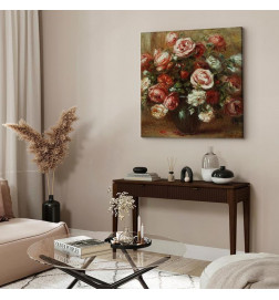 Canvas Print - Pierre-Auguste Renoir – Still Life with Roses