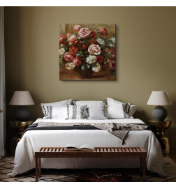 Canvas Print - Pierre-Auguste Renoir – Still Life with Roses