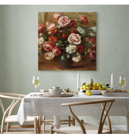 Canvas Print - Pierre-Auguste Renoir – Still Life with Roses