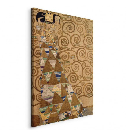 Leinwandbild - Gustav Klimt – Expectation