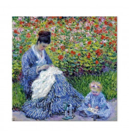 Tableau - Claude Monet – Madame Monet and Her Son