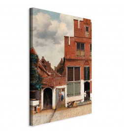 Schilderij - Jan Vermeer – The Little Street