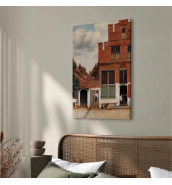 Schilderij - Jan Vermeer – The Little Street