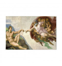 Schilderij - Michelangelo – The Creation of Adam II