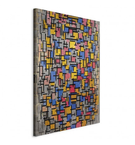 Groot XXL schilderij - Piet Mondrian – Composition