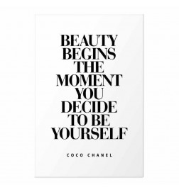 Plakat - Coco Chanel