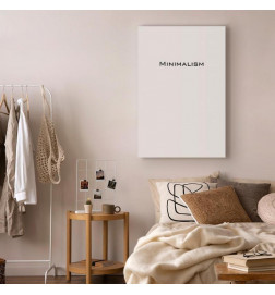 Cuadro - Minimalism (1 Part) Vertical