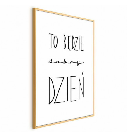 Póster - It Will Be a Good Day