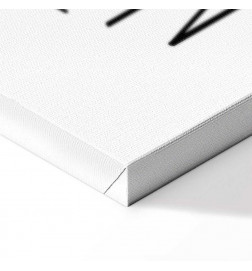 Seinapilt - Art of Words (1-part) - Inspirational Black Text on White