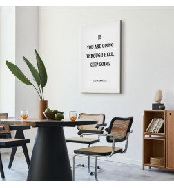 Tableau - Power of Words (1-part) - Winston Churchills Motivational Quote