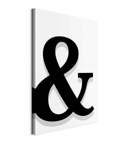 Quadro - Decorative Letter (1 Part) Vertical