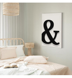 Seinapilt - Decorative Letter (1 Part) Vertical