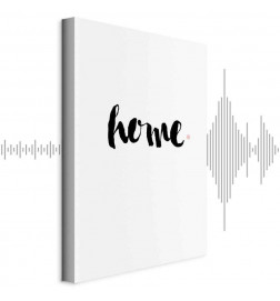 Quadro - Home and Dot (1 Part) Vertical