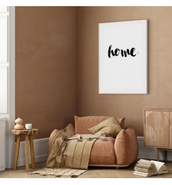 Schilderij - Home and Dot (1 Part) Vertical