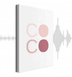 Quadro - Pink Coco (1 Part) Vertical