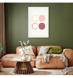 Tablou - Pink Coco (1 Part) Vertical